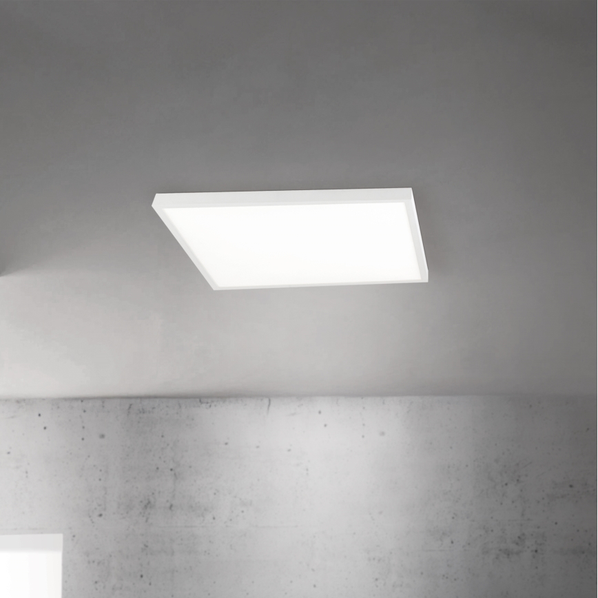 Luminaria de techo LED regulable DISC LED/46W/230V 2700/3000/4000K 59x59 cm blanca