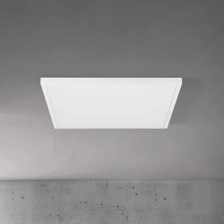 Luminaria de techo LED regulable DISC LED/46W/230V 2700/3000/4000K 59x59 cm blanca