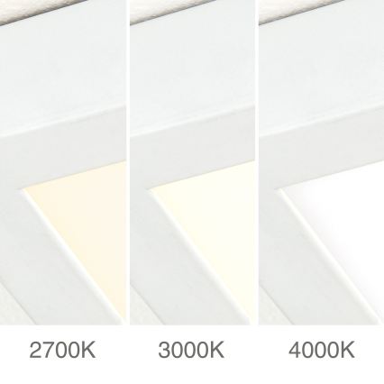 Luminaria de techo LED regulable DISC LED/46W/230V 2700/3000/4000K 59x59 cm blanca