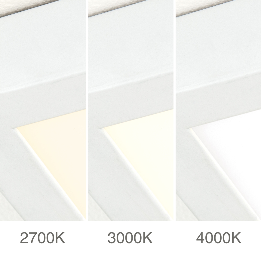 Luminaria de techo LED regulable DISC LED/46W/230V 2700/3000/4000K 59x59 cm blanca