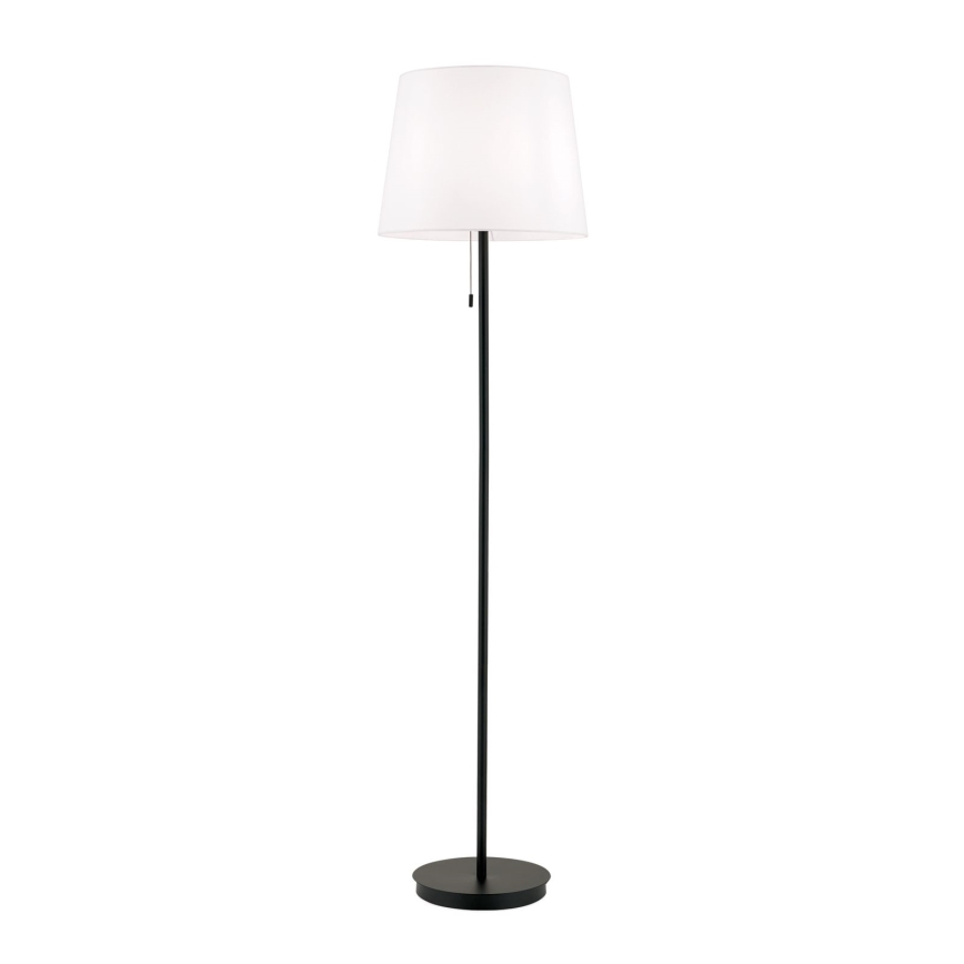Lámpara de pie LUDWIG 1xE27/40W/230V blanco/negro