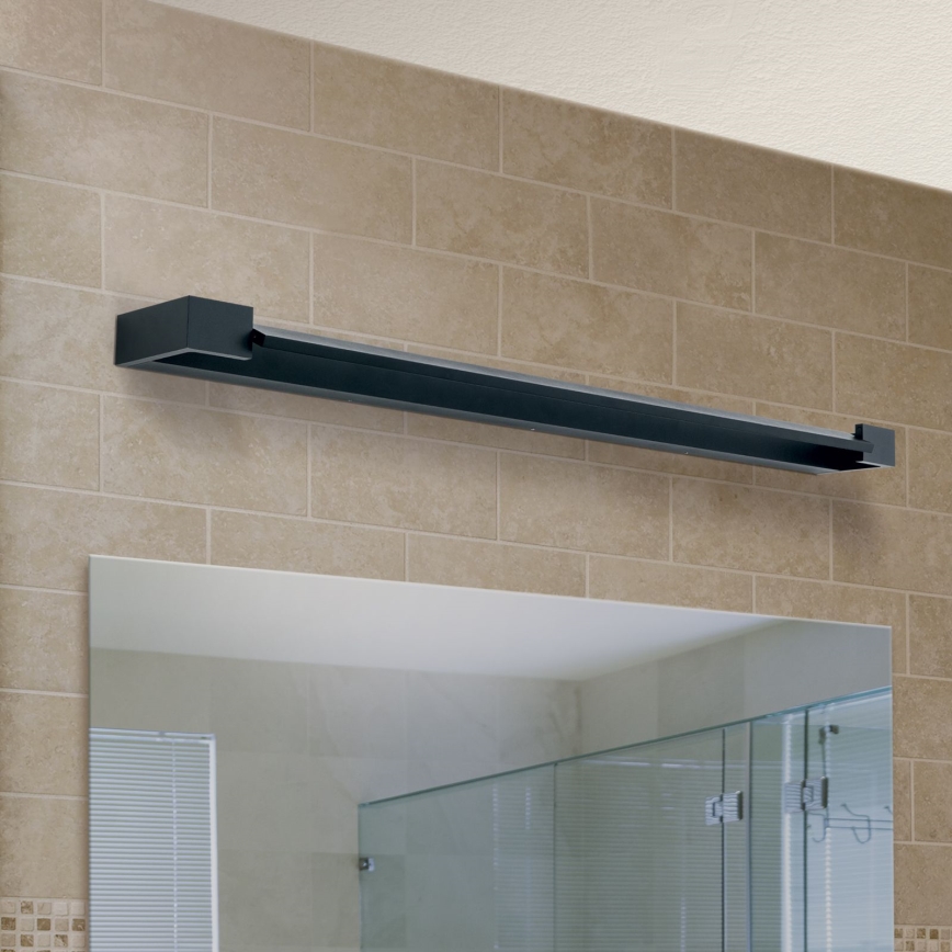 Iluminación LED para espejos de baño MARILYN LED/24W/230V 90 cm IP44 negro