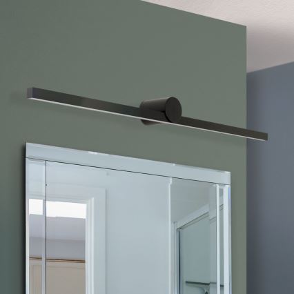 Iluminación LED para espejos de baño BEAUTY LED/24W/230V 101 cm IP54 negro