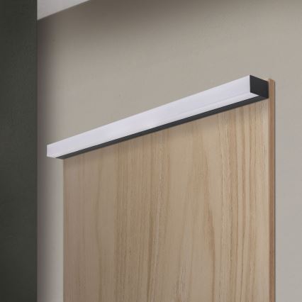 Iluminación LED para espejos de baño HORIZON LED/18W/230V 3000/4000K 90 cm IP44 negro