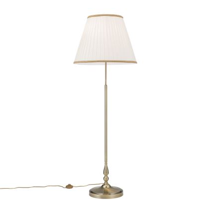 Lámpara de pie TONIA 2xE27/60W/230V 154 cm blanco/bronce