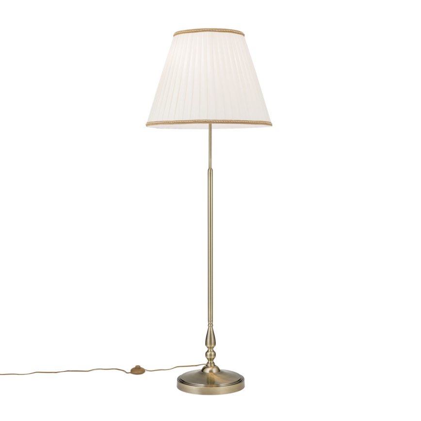 Lámpara de pie TONIA 2xE27/60W/230V 154 cm blanco/bronce