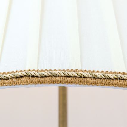 Lámpara de pie TONIA 2xE27/60W/230V 154 cm blanco/bronce