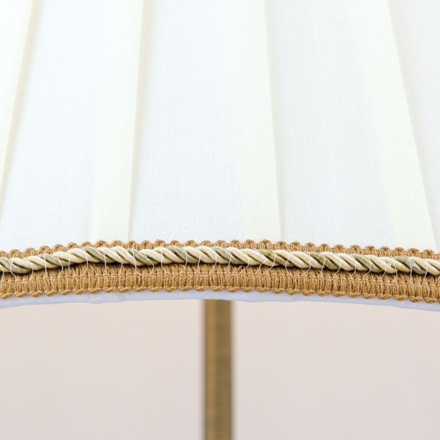 Lámpara de pie TONIA 2xE27/60W/230V 154 cm blanco/bronce