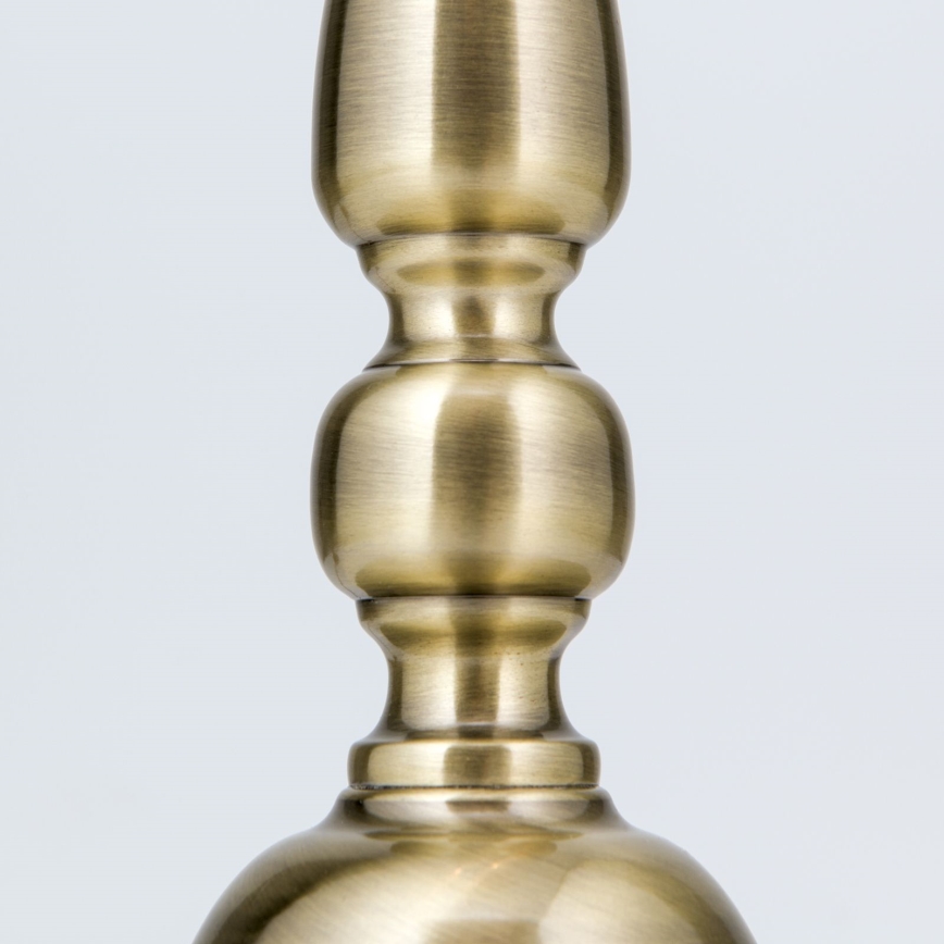 Lámpara de pie TONIA 2xE27/60W/230V 154 cm blanco/bronce