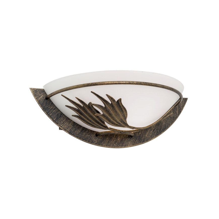 Aplique FLEUR 1xE14/60W/230V bronce