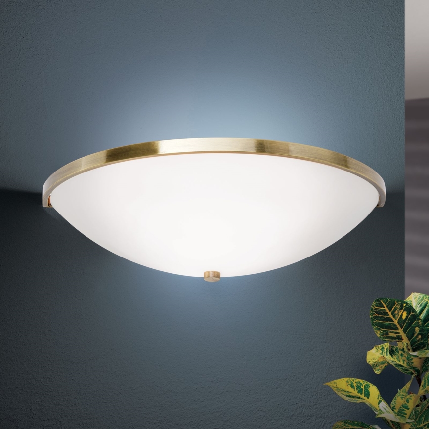 Aplique AIDA 1xE14/40W/230V bronce/pátina