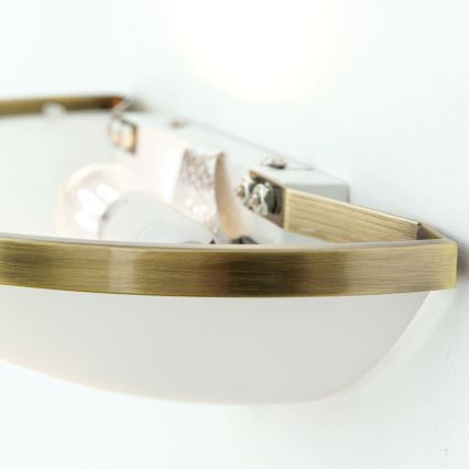 Aplique AIDA 1xE14/40W/230V bronce/pátina