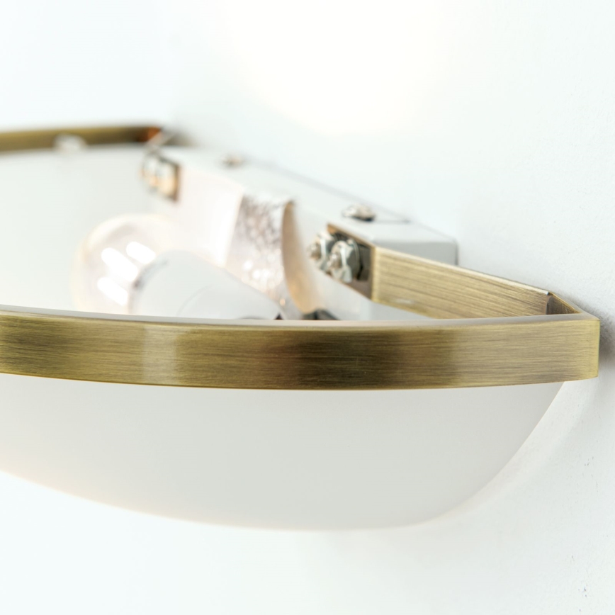 Aplique AIDA 1xE14/40W/230V bronce/pátina