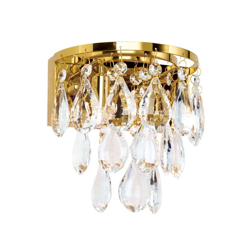 Aplique de cristal CELESTE 2xG9/40W/230V dorado