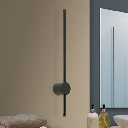 Iluminación LED para espejos de baño FERDINAND LED/12W/230V IP54 negro