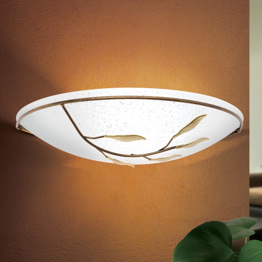 Orion WA 2-943/1 - Aplique LUCA 1xE27/60W/230V bronce/pátina