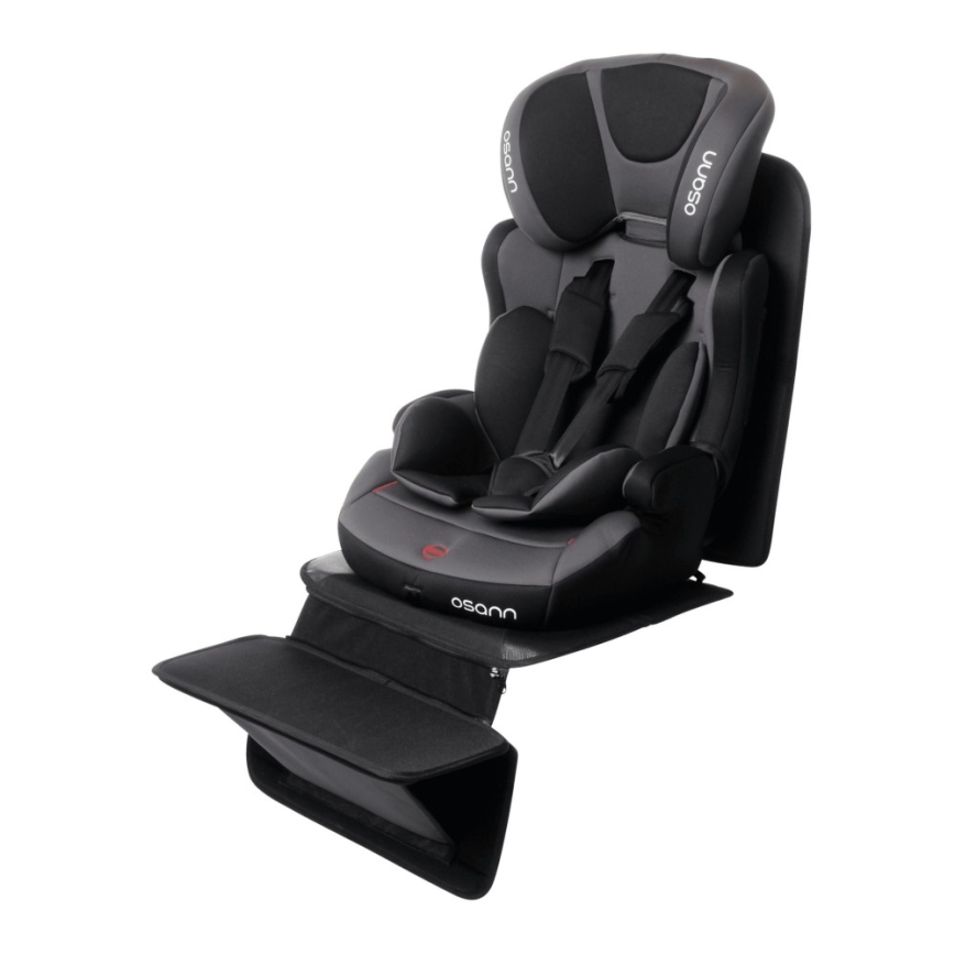 OSANN - Protector para debajo de la silla de coche infantil FeetUp, negro