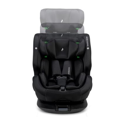 OSANN - Silla de coche ONE 360 Klimax i-Size 40-150 cm Negro total
