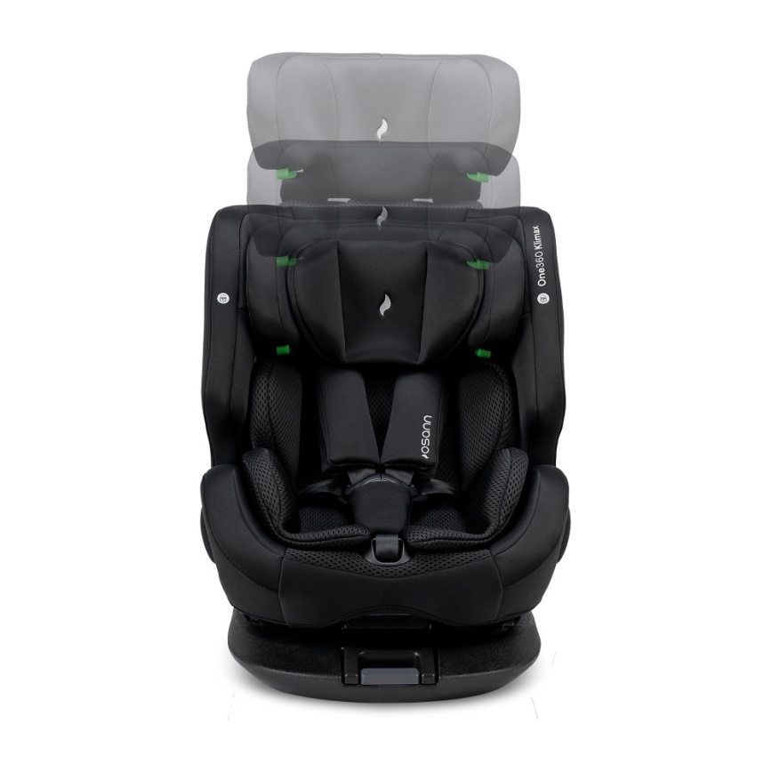 OSANN - Silla de coche ONE 360 Klimax i-Size 40-150 cm Negro total