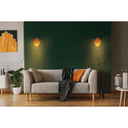 Osram - Aplique de pared DECOR COROLLE 1xG9/20W/230V naranja