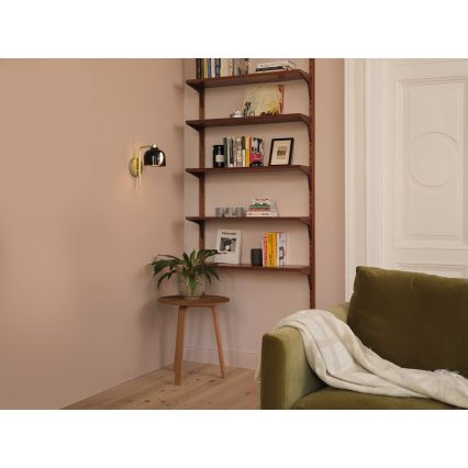 Osram - Aplique de pared DECOR COROLLE 1xG9/20W/230V negro/dorado