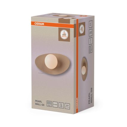 Osram - Aplique de pared DECOR PEARL 1xG9/5W/230V beige