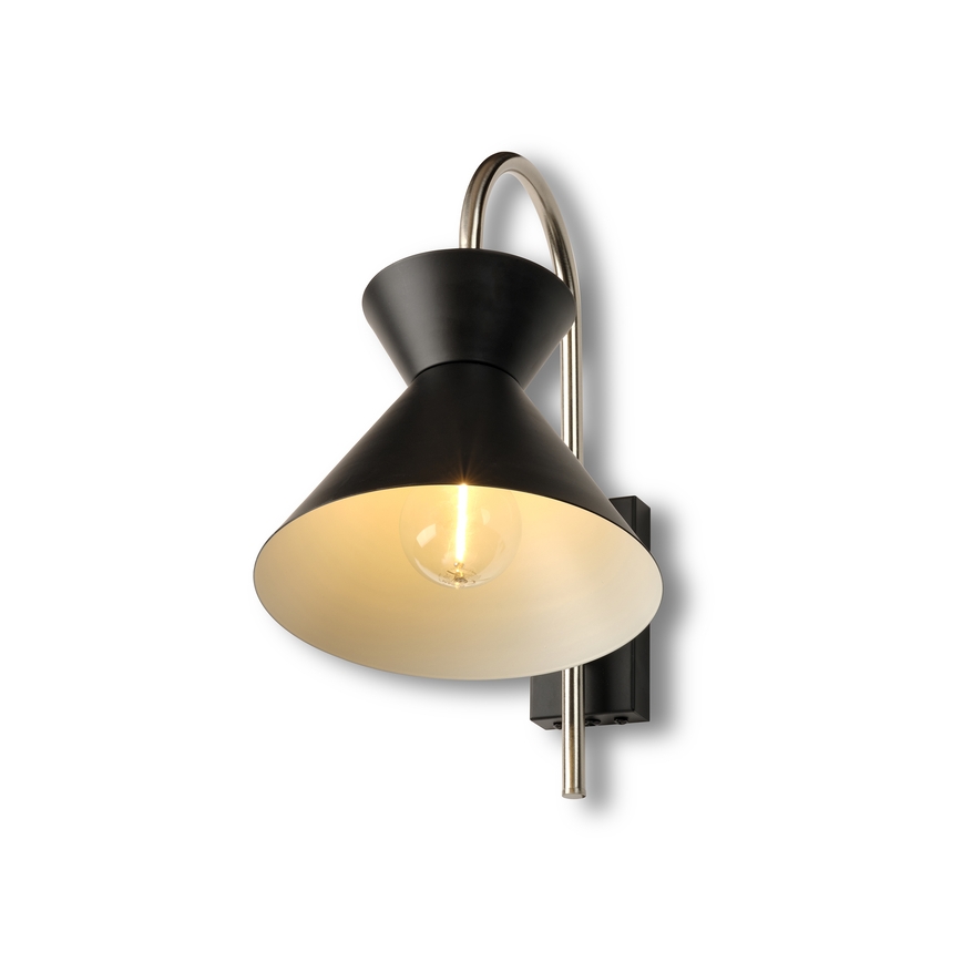 Osram - Aplique de pared DECOR WAIST 1xE27/40W/230V negro