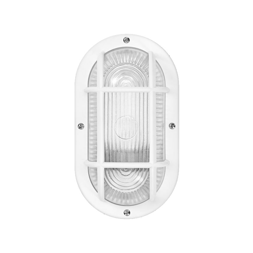 Osram - Aplique de pared exterior BULKHEAD 1xE27/10W/230V IP54 blanco