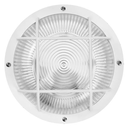 Osram - Aplique de pared exterior BULKHEAD 1xE27/10W/230V Ø 19 cm IP54 blanco