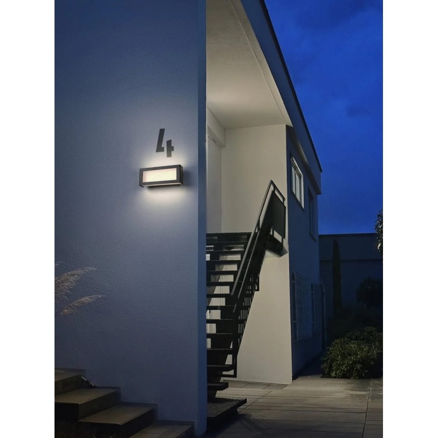 Osram - Aplique de pared exterior ENDURA STYLE LED/10W/230V IP54 antracita