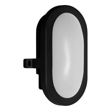 Osram - Aplique de pared exterior LED BULKHEAD/6W/230V IP54 negro