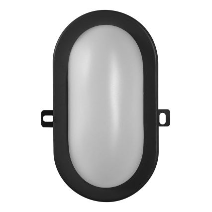 Osram - Aplique de pared exterior LED BULKHEAD/6W/230V IP54 negro