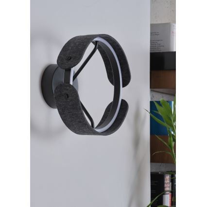 Osram - Aplique de pared LED DECOR CURVE LED/20W/230V gris