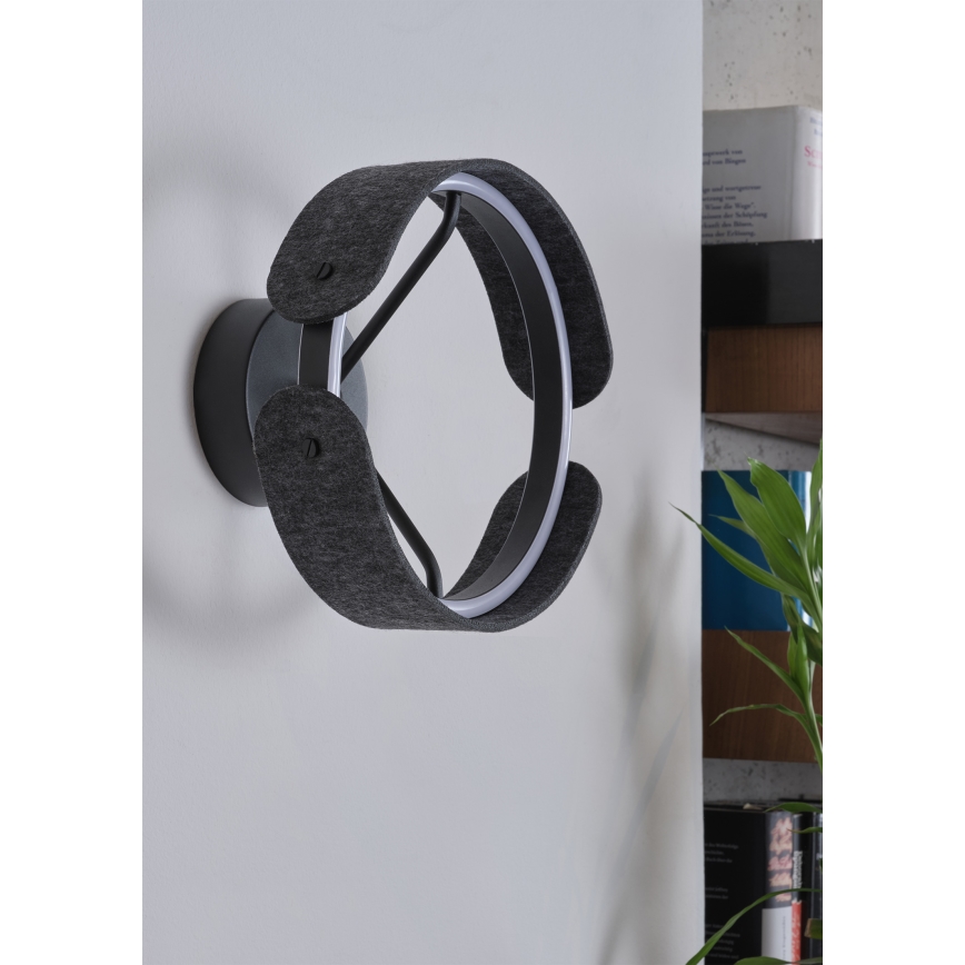 Osram - Aplique de pared LED DECOR CURVE LED/20W/230V gris