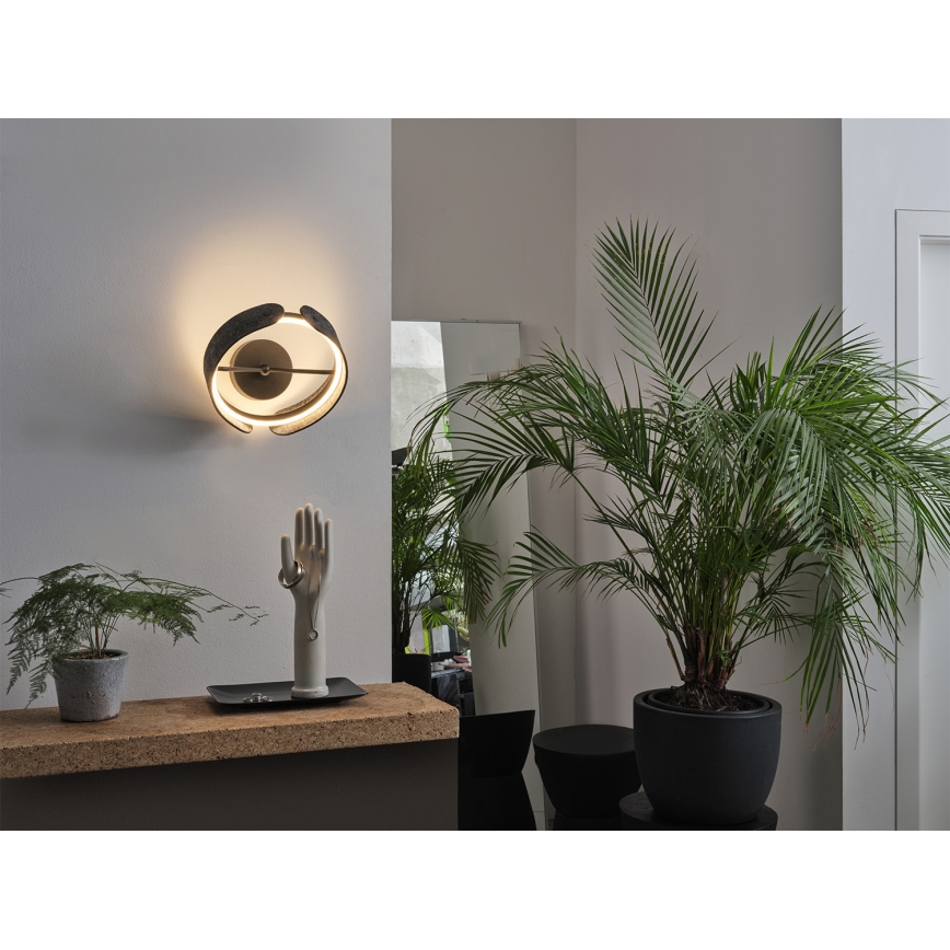 Osram - Aplique de pared LED DECOR CURVE LED/20W/230V gris