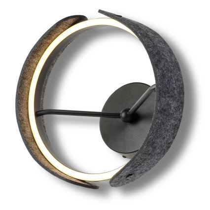 Osram - Aplique de pared LED DECOR CURVE LED/20W/230V gris