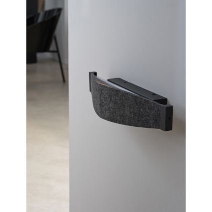 Osram - Aplique de pared LED DECOR FLAT LED/13W/230V gris