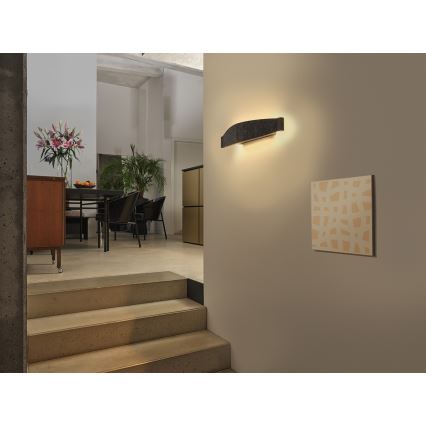 Osram - Aplique de pared LED DECOR FLAT LED/13W/230V gris