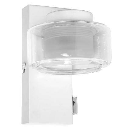 Osram - Aplique mural LED para baño ORBIS FLAME LED/5,5W/230V 3000/4000K IP44 blanco