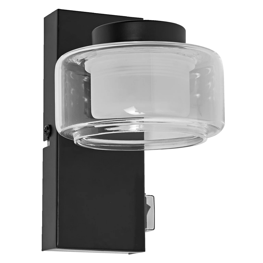 Osram - Aplique de pared para baño ORBIS FLAME LED/5,5W/230V 3000/4000K IP44 negro
