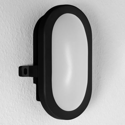 Osram - Aplique de pared LED para exterior BULKHEAD LED/11W/230V IP54 negro