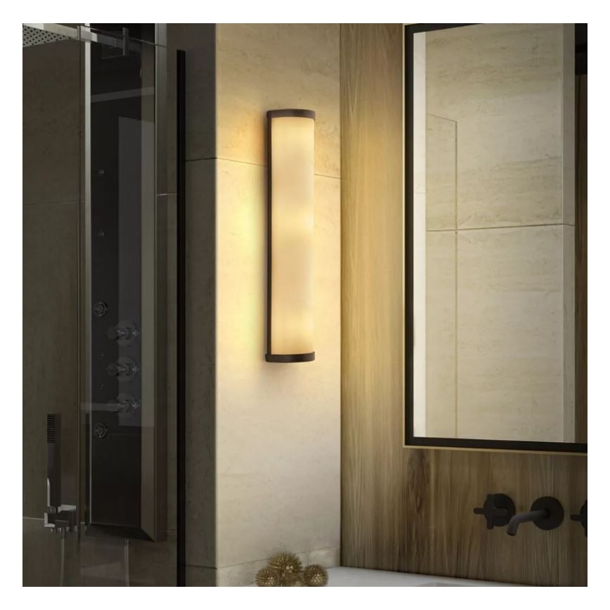 Osram - Aplique mural para baño BATHROOM CLASSIC 3xE14/12W/230V IP44 negro