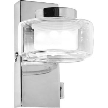 Osram - Aplique de pared para baño LED ORBIS FLAME LED/5,5W/230V 3000/4000K IP44 cromo brillante