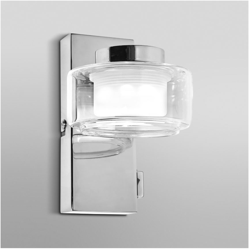 Osram - Aplique de pared para baño LED ORBIS FLAME LED/5,5W/230V 3000/4000K IP44 cromo brillante