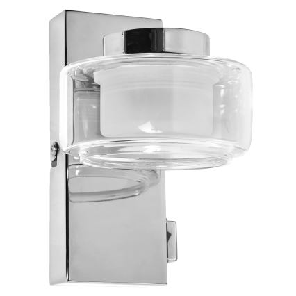 Osram - Aplique de pared para baño LED ORBIS FLAME LED/5,5W/230V 3000/4000K IP44 cromo brillante