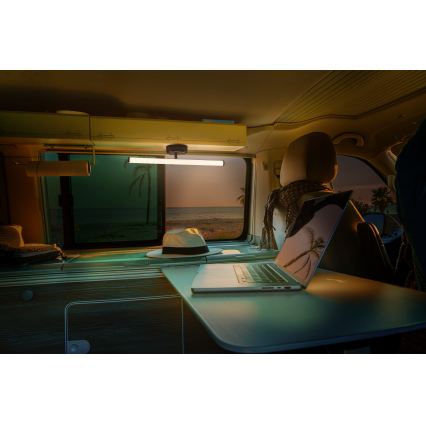 Osram - Aplique de pared táctil recargable y regulable NIGHTLUX LED/1,8W/5V negro