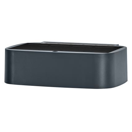 Osram - Aplique solar de pared LED regulable ENDURA STYLE LED/7,6W/4,2V 2000 mAh IP65 antracita