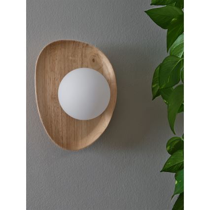 Osram - Aplique de pared WOOD NEST 1xG9/5W/230V en madera de caucho
