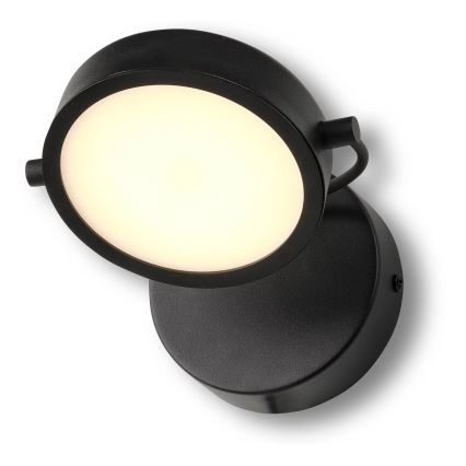 Osram - Aplique LED de pared DECOR PUCK LED/11W/230V negro