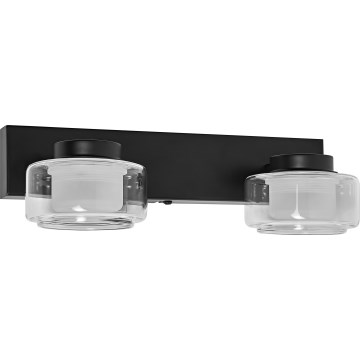 Osram - Aplique LED de pared para baño ORBIS FLAME 2xLED/5,5W/230V 3000/4000K IP44 negro